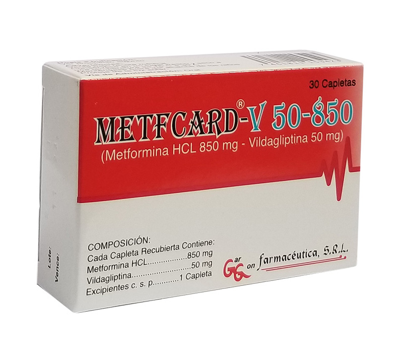 Metfcard V 50/850 mg